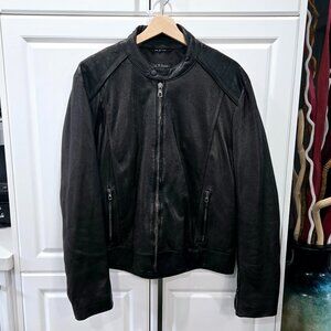 Rag & Bone Quilted Leather Biker Jacket